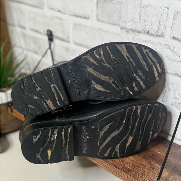 Michael Kors Fulton Harness Rain Boots, Short, Size 8 - Picture 8 of 9